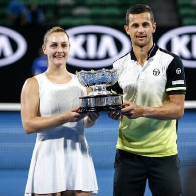 Le duo gagnant de l'Open d'Australie 2018 Dabrowski et Pavic Dabrowski et Pavic
