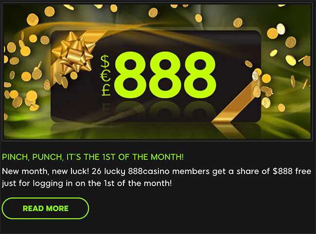 888 Casino Canada Review For 2021, 888 Casino Canada Review 2021 888 First of the Month