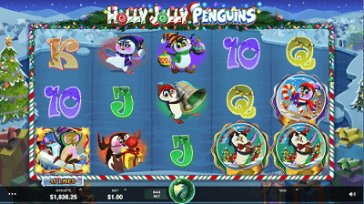 Machine a sous - Holly Jolly Penguins