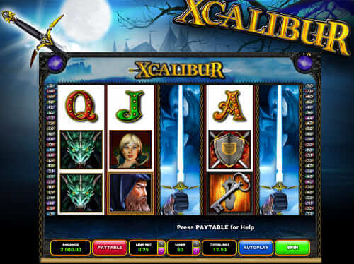 xcalibur-online-slot-machine