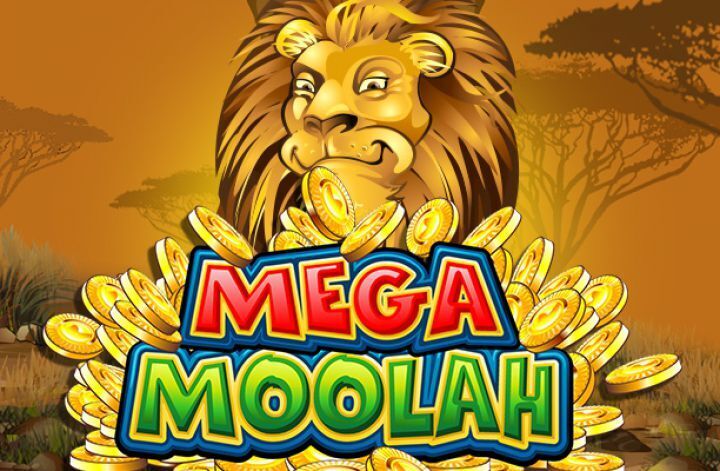 Mega Moolah online video slot logo