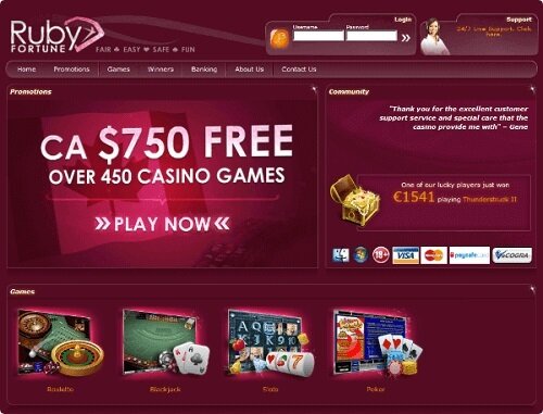 Ruby fortune casino 2020 bonus gratuit de c$750 Ruby Fortune Casino Review - 's expert rating of Ruby Fortune.Play 's of casino games & get a welcome bonus up to €/$ FREE!/