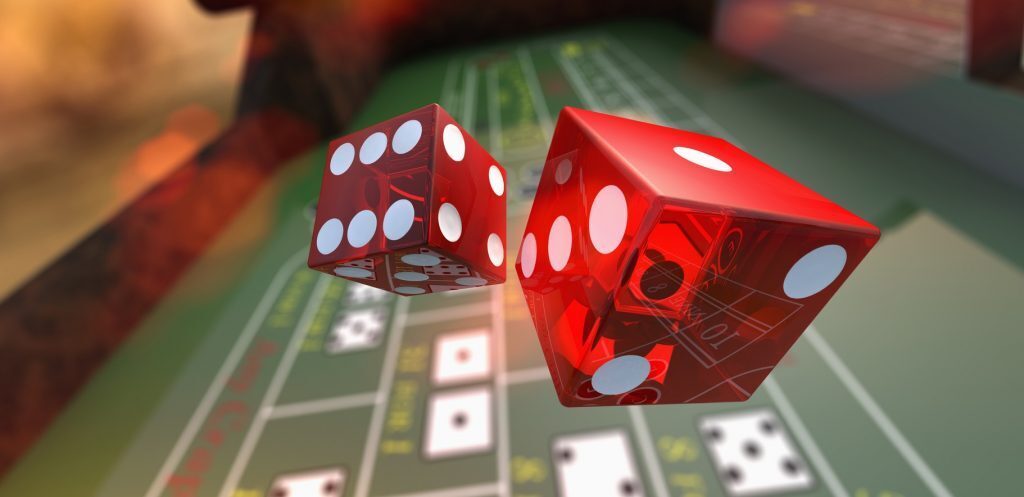 Top Online Craps Casinos 2021, Best Canadian Craps Casinos Dice falling onto a craps table.