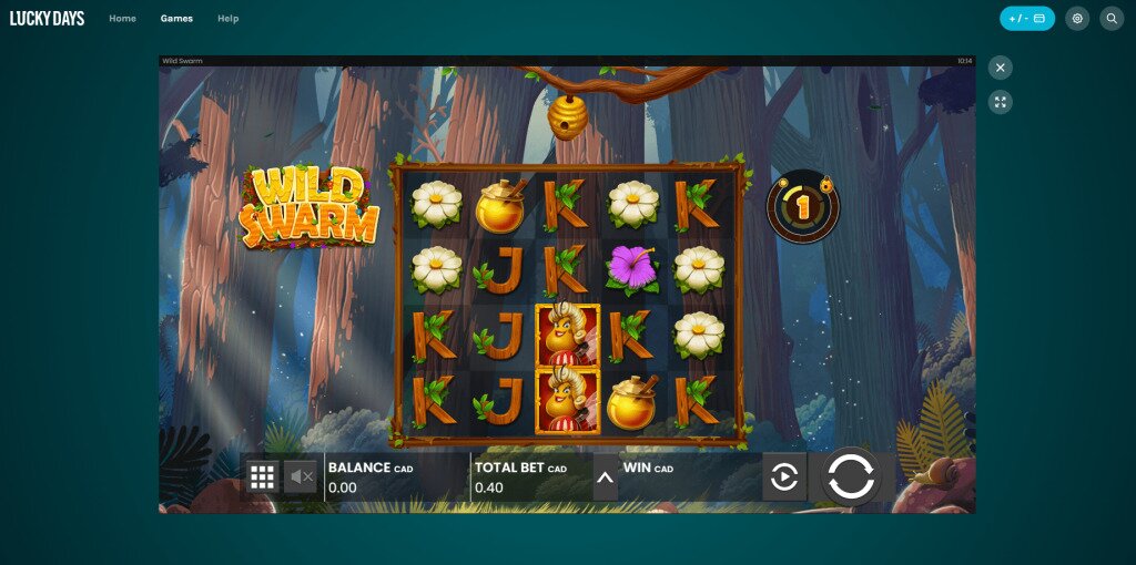 Wild swarm casino game.
