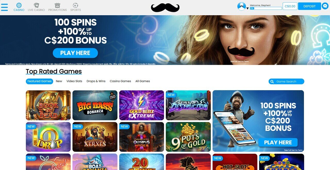 Mr.Play Casino Lobby