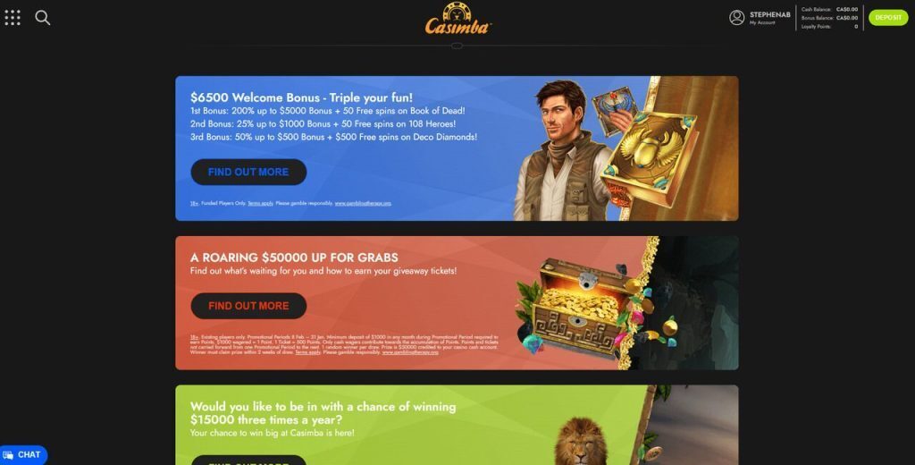 Casimba Bonus Page 1