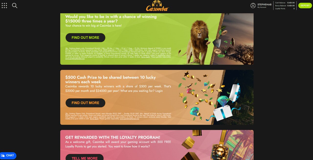 Casimba Bonus Page 2