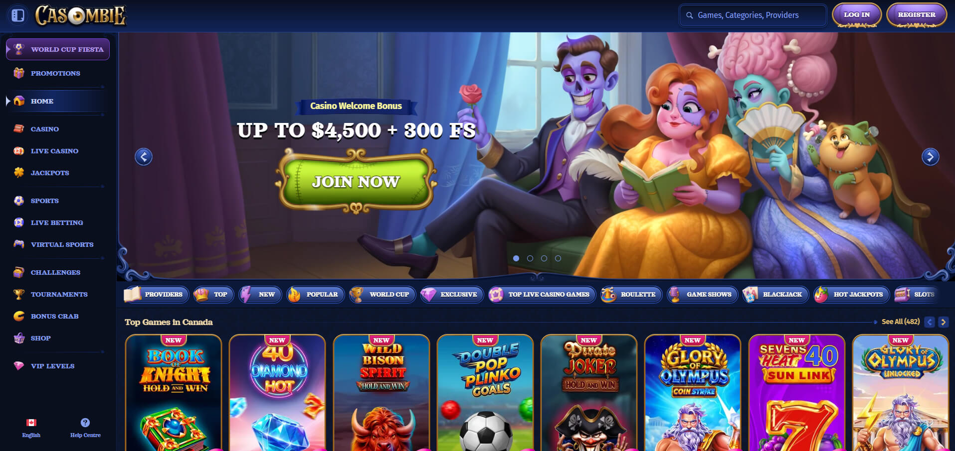 Casombie-Homepage