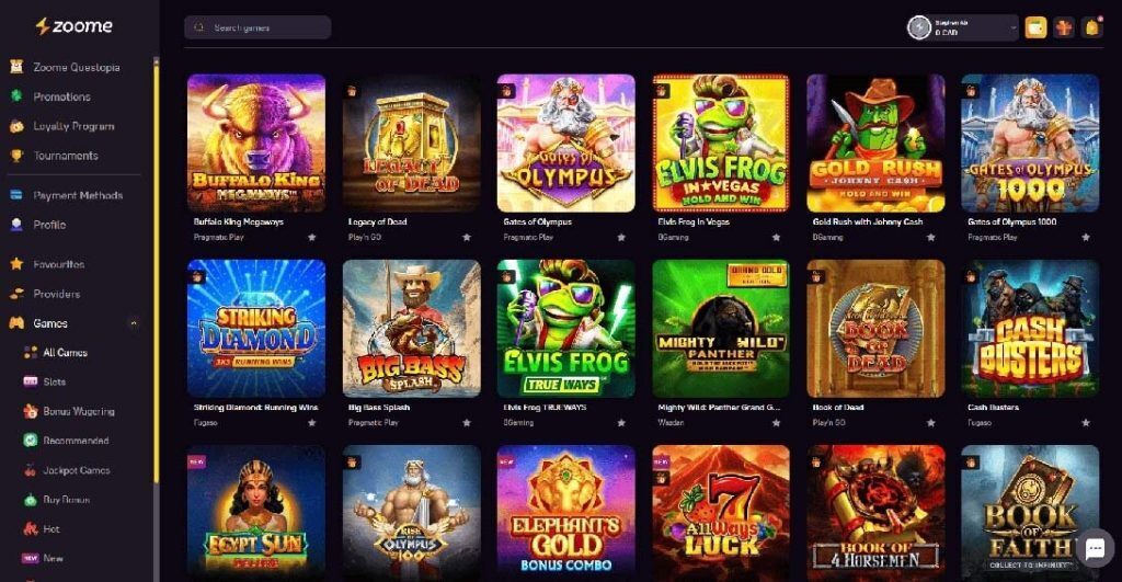 Zoom Game Library