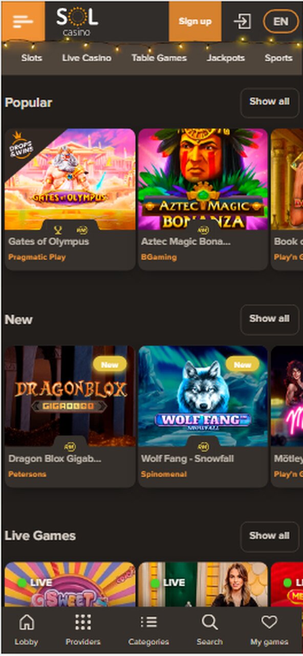 SOL Casino