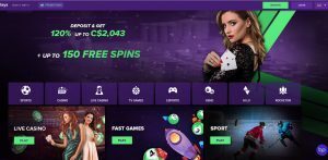 Betplays casino lobby