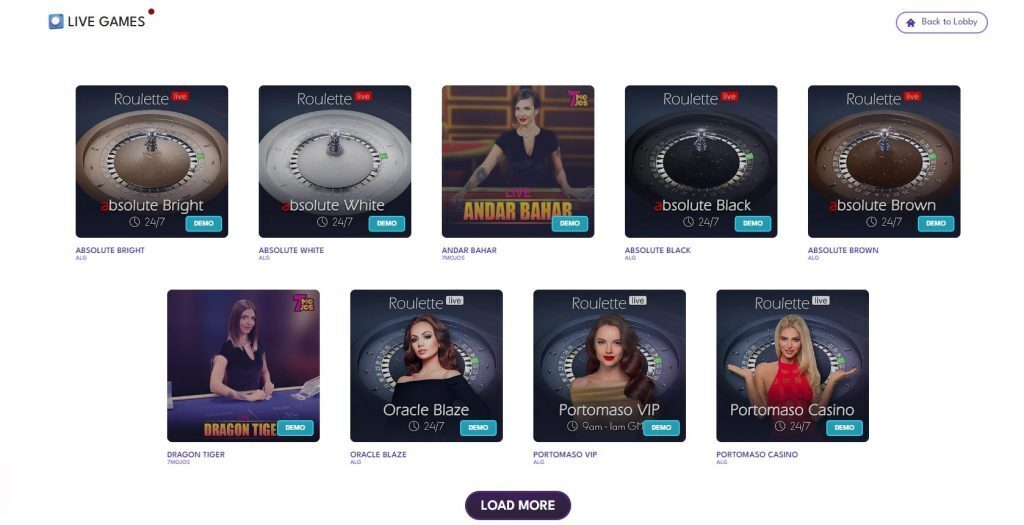 Laz Vegas casino live games