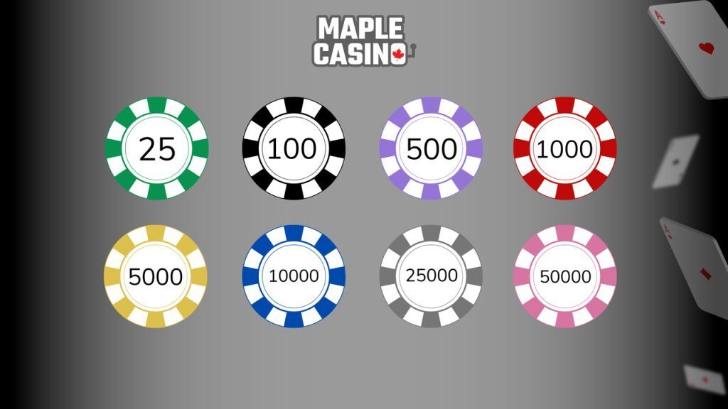 Poker Chip Values _Maple Casino