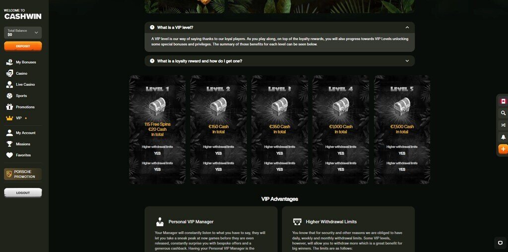 CashWin-Casino-VIP-Program