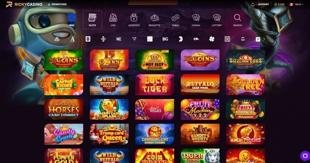 Rickycasino Game Library