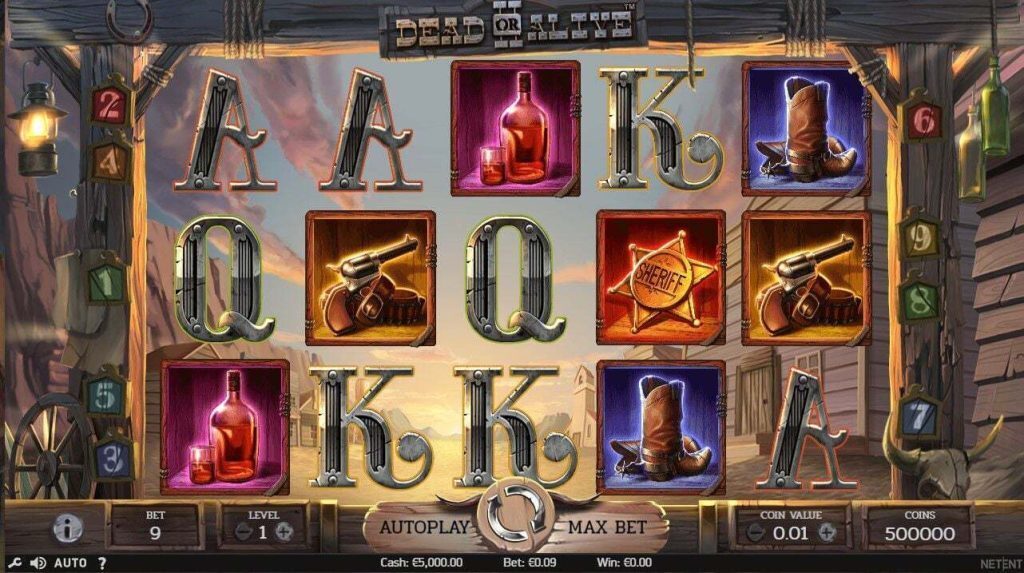 Dead or alive Slot from NetEnt