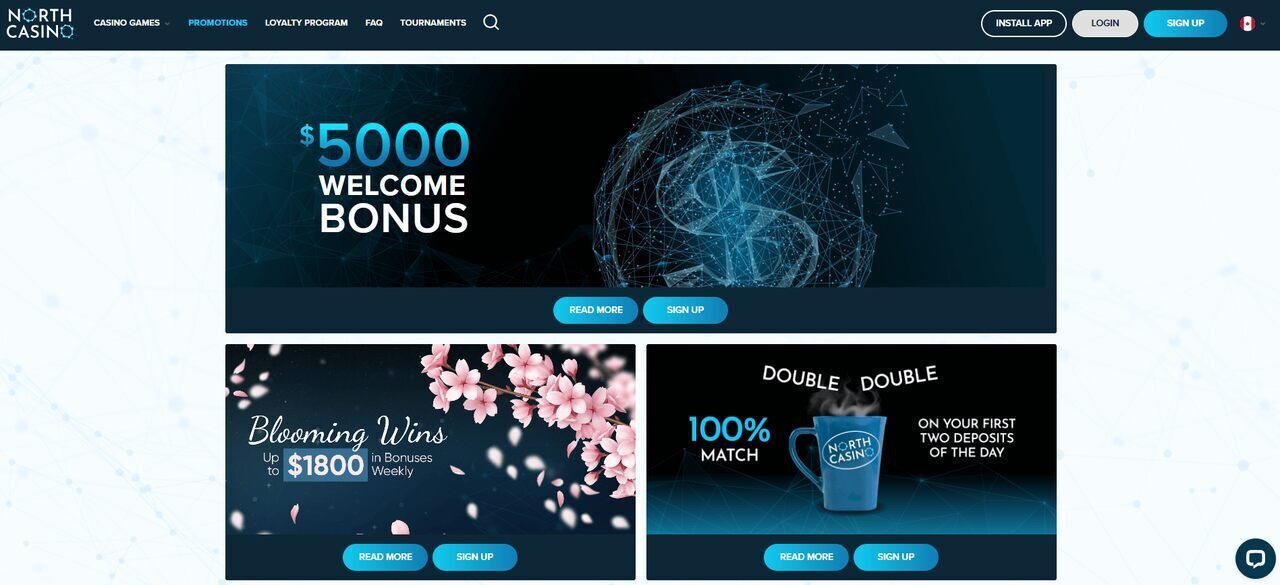 north-casino-canada-promotions-page