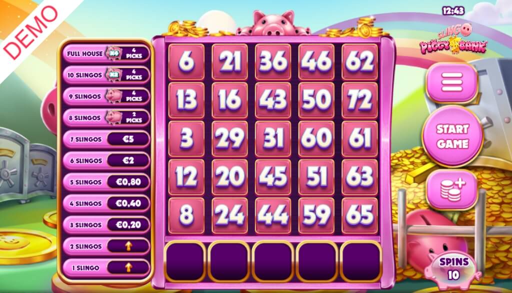 slingo-piggy-bank: Best slingo game for Canadians