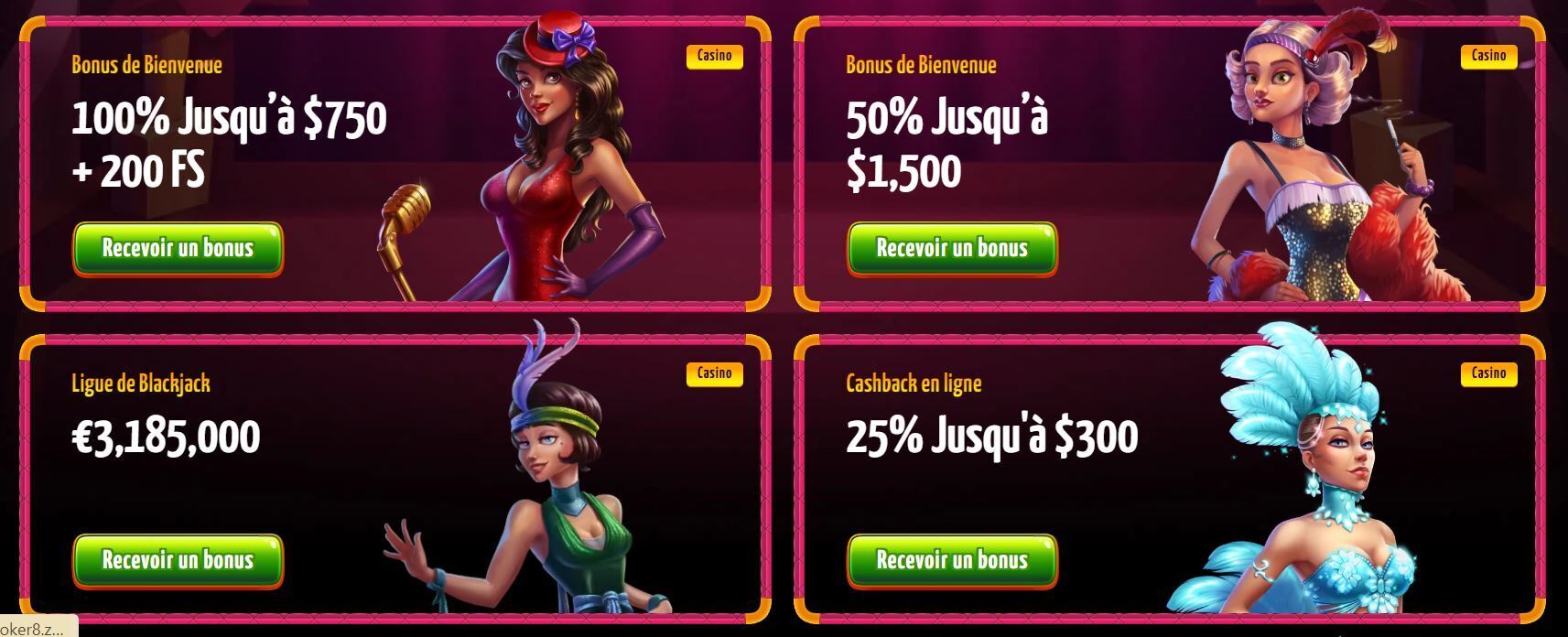 Joker8 FR - Bonus