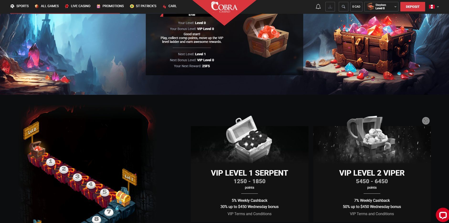 Cobra-Casino-VIP-Program