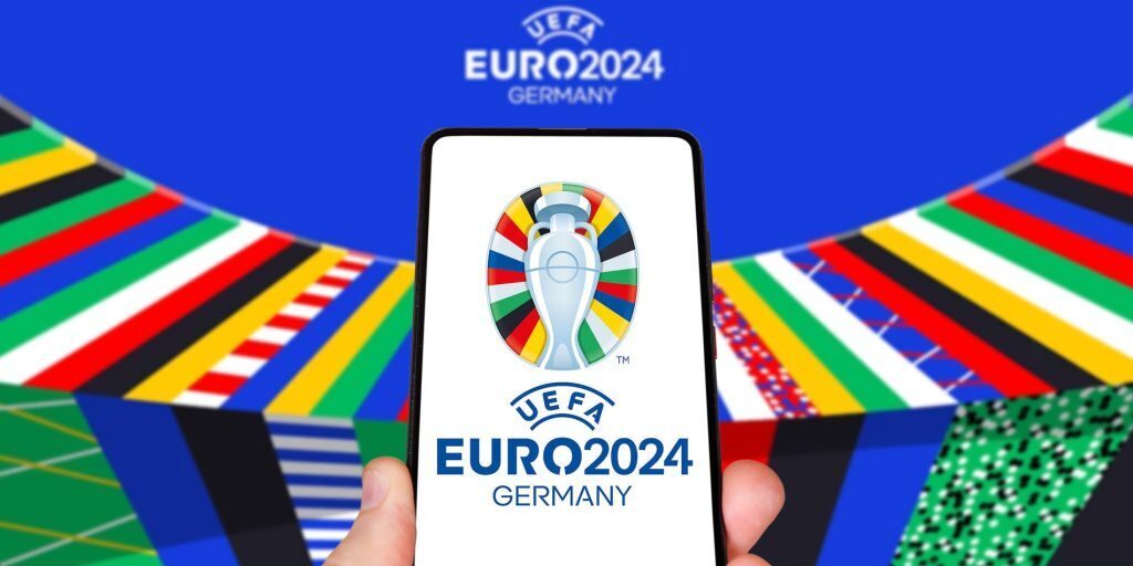 Euro 2024 viewed on mobile