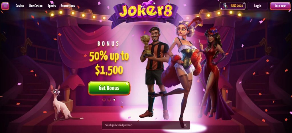 Joker8 Home