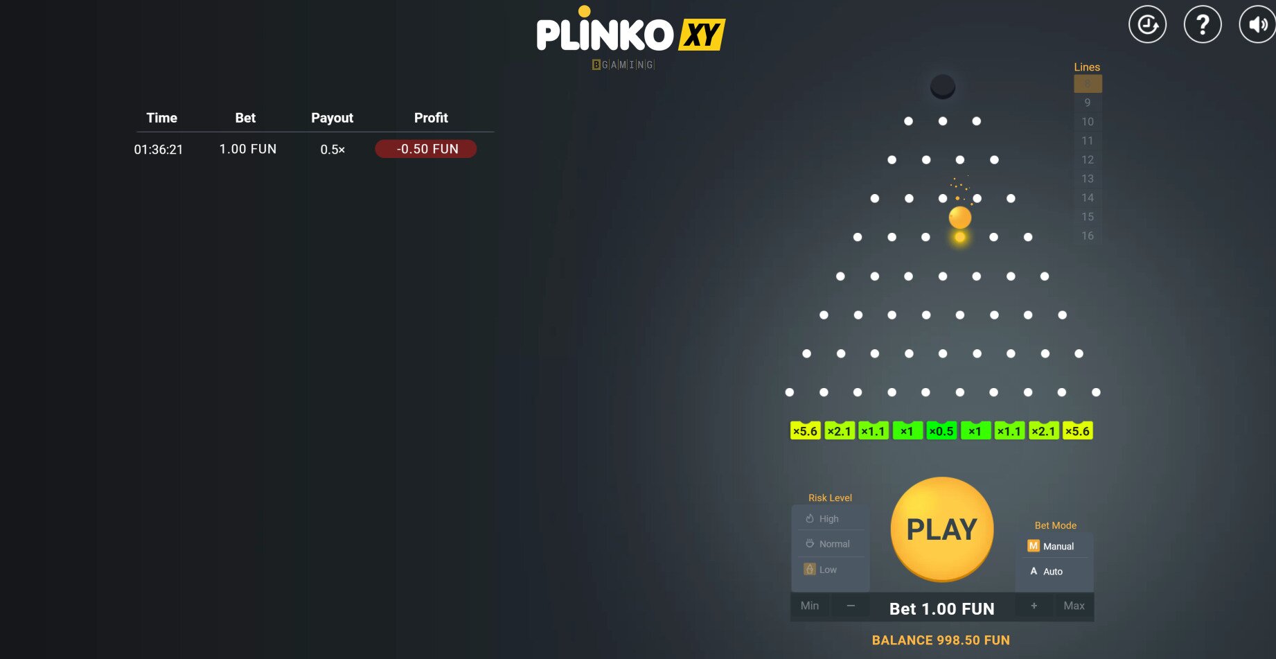 Plinko XY