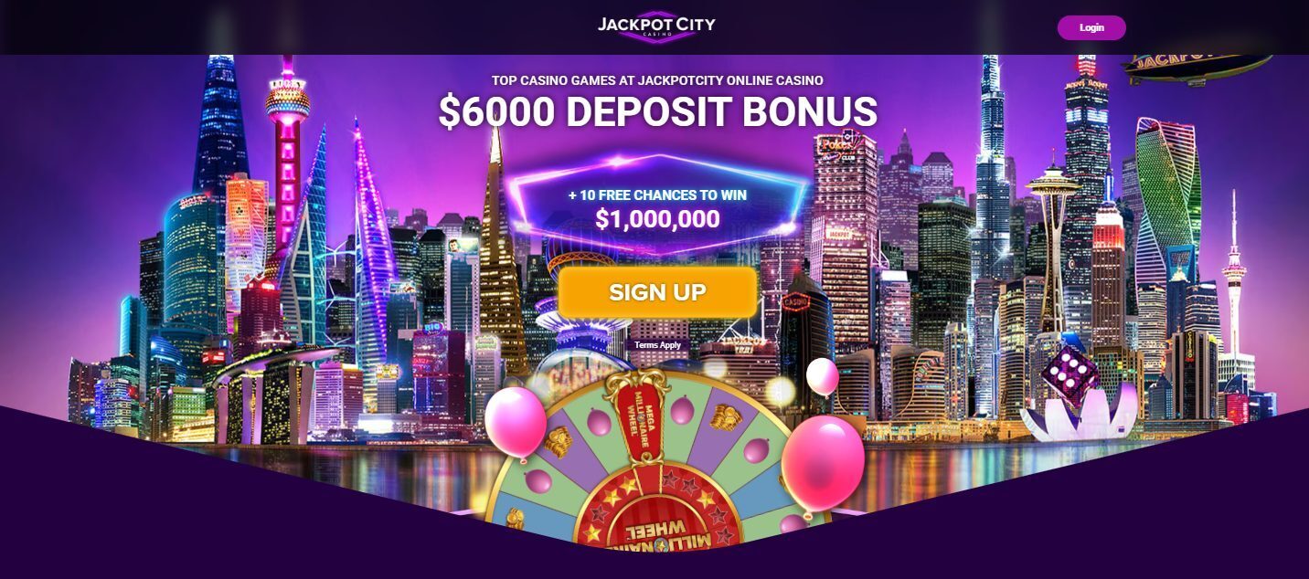 Jackpotcity Home Page