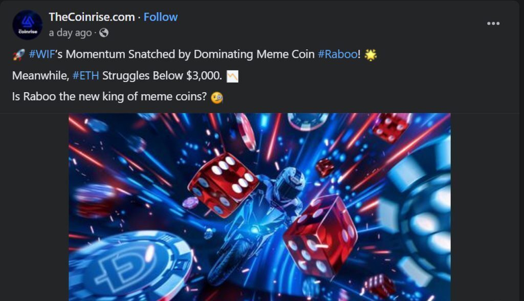 Coin Rise Social Media