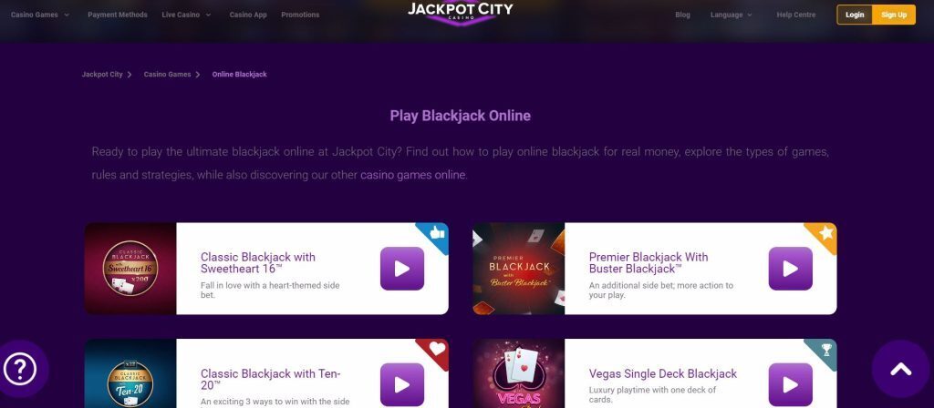 jackpotcity blackjack EN