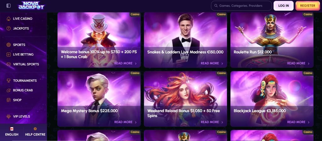 nova jackpot promos EN