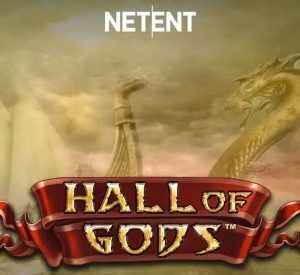 Hall of Gods slot logo