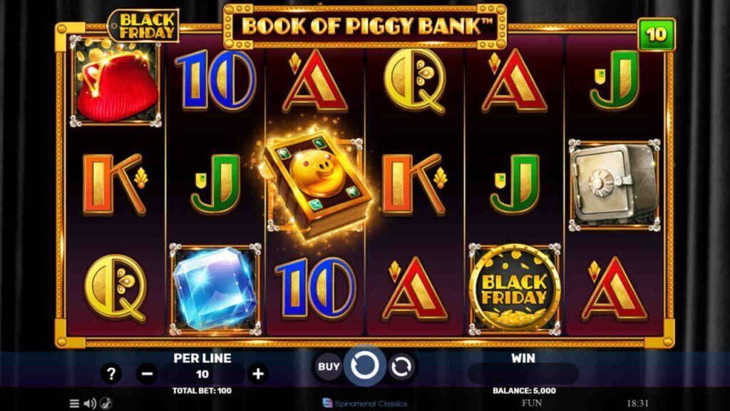 Book of Piggy Bank Black Friday Slot by Spinomenal