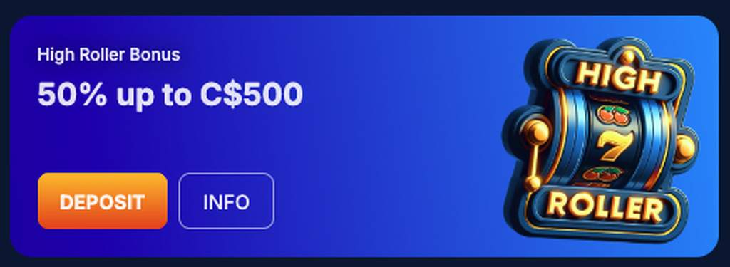 OnlyWin High Roller Bonus