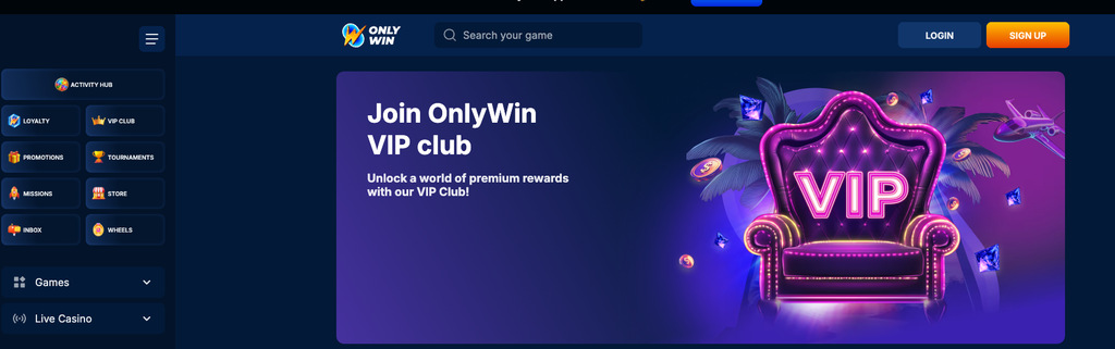 OnlyWin VIP Program