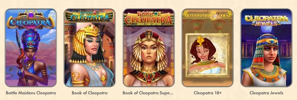 Cleopatra Slot Selection