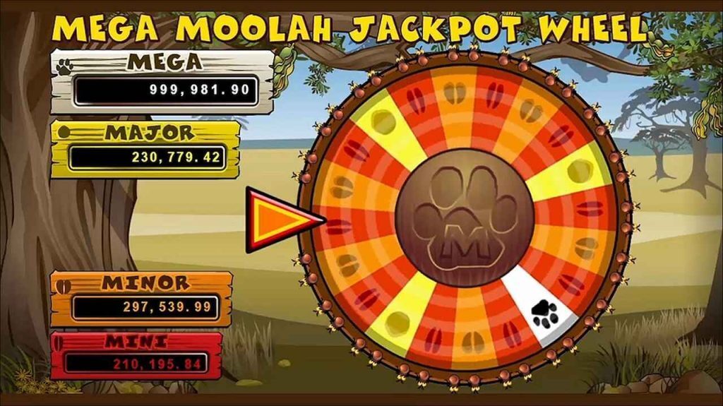 Jackpot Wheel in Mega Moolah