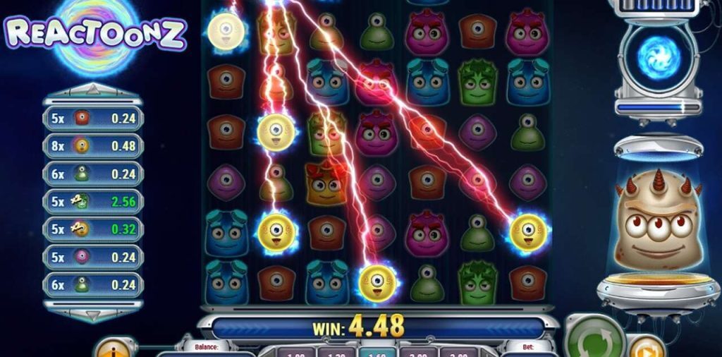 Reactoonz Slot Game
