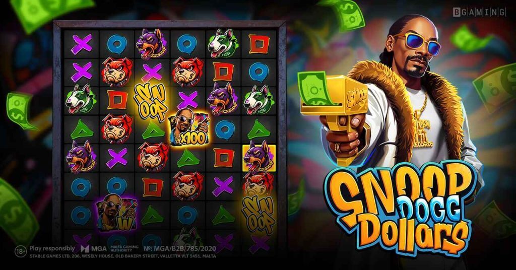 Another screenshot of the slot reel from Snoop Dogg Dollars'