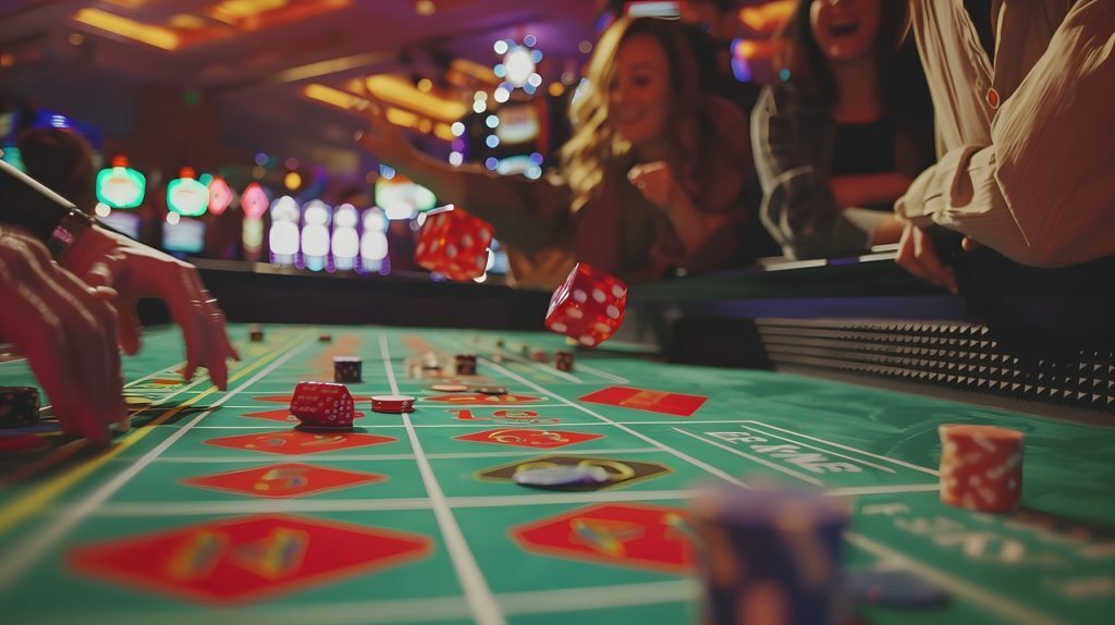 craps table game vibe