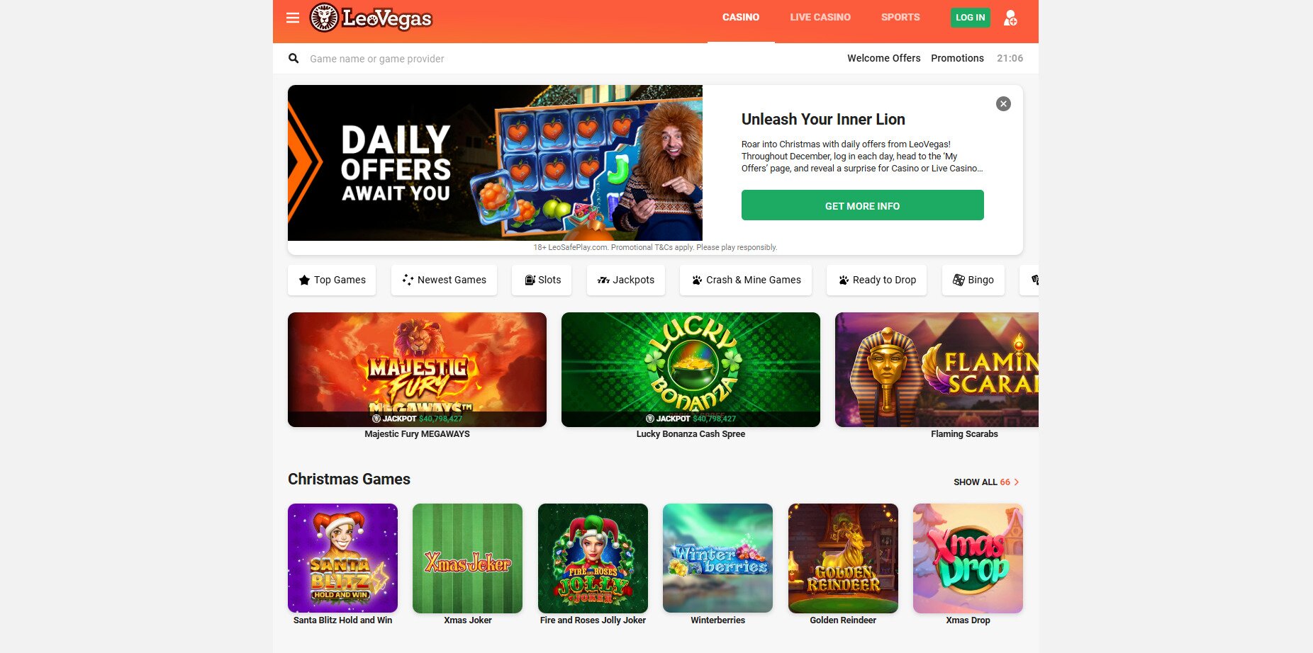 LeoVegas Casino