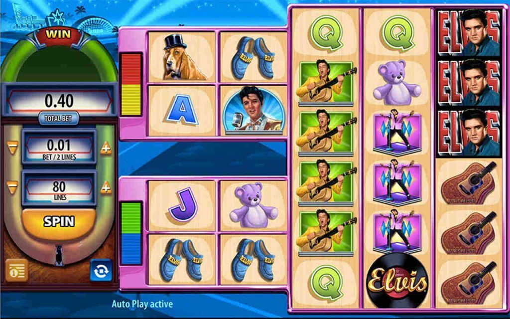elvis the king lives slot screenshot