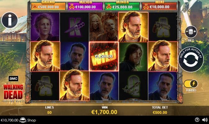 the walking dead online slot screenshot