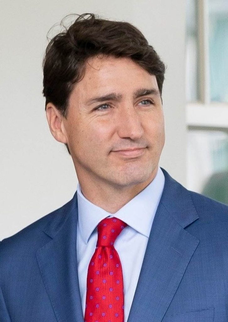 Justin Trudeau visits the White House in 2019
