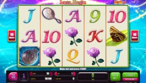 Screenshot of reels on love magic slot from belatra