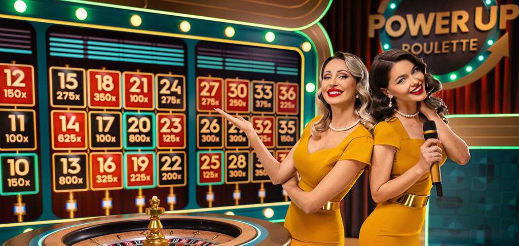 Live dealer Power Up Roulette