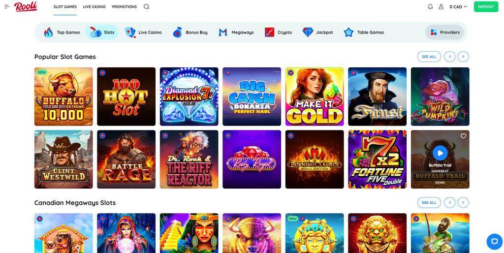 Rooli Casino Games Library