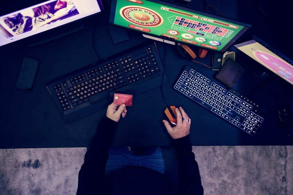 Using a credit card to gamble online