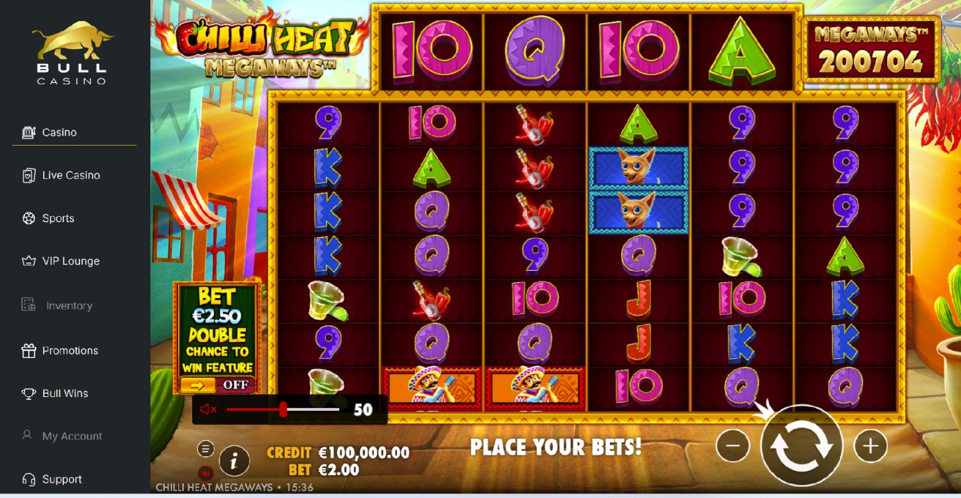 Chilli Heat Megaways Gameplay