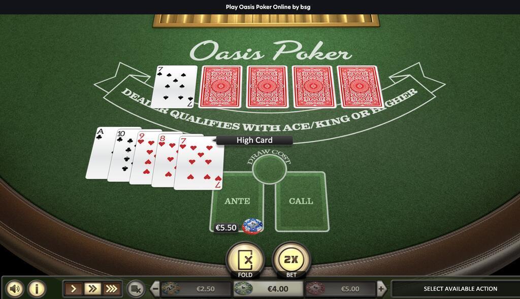 Oasis Poker Online